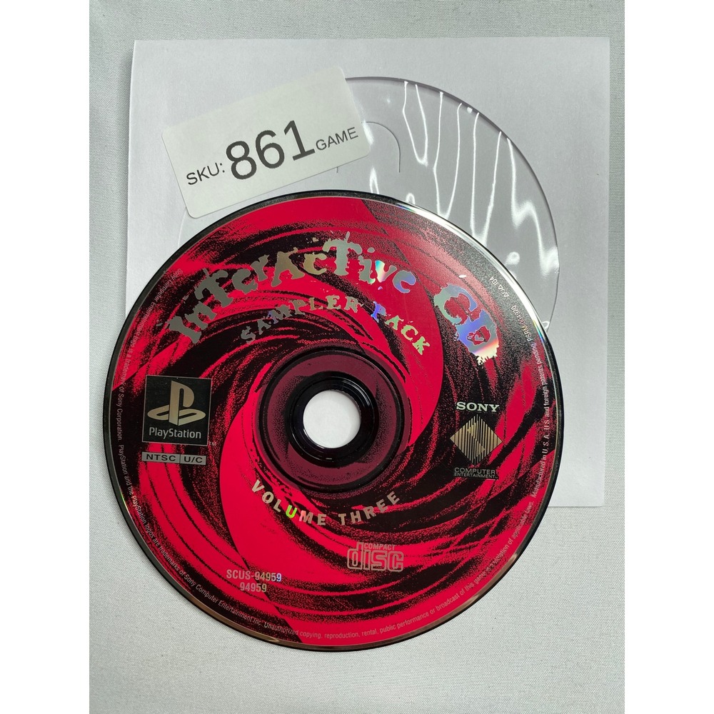 Sony PlayStation Interactive CD Sampler Pack Volume 3